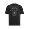 Playera de Algodón con Letras Góticas Desgastadas para Hombre