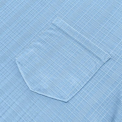 Camiseta Hombre Bambú Lino Artificial Suelta Transpirable Cuello V Manga Corta - Image 26