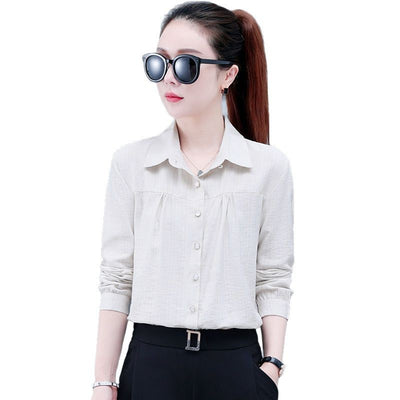 Blusa Casual de Manga Larga para Mamás Modernas - Image 16