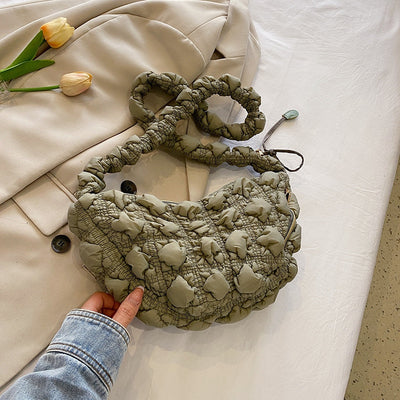 Bolso Bandolera Plisado Cloud - Versátil y Elegante para Todos tus Estilos - Image 10