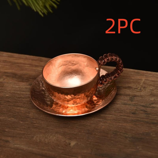 Vaso de Cobre Puro Artesanal - Taza para Agua y Té de Cobre Macizo - Image 6
