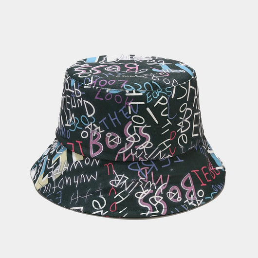 Gorra de Pescador con Alfabeto Graffiti Creativo - Image 5