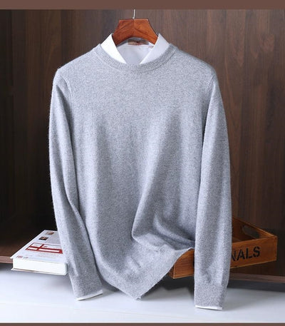 Suéter Holgado para Hombre Cuello Redondo Tejido Base Oversized - Image 19