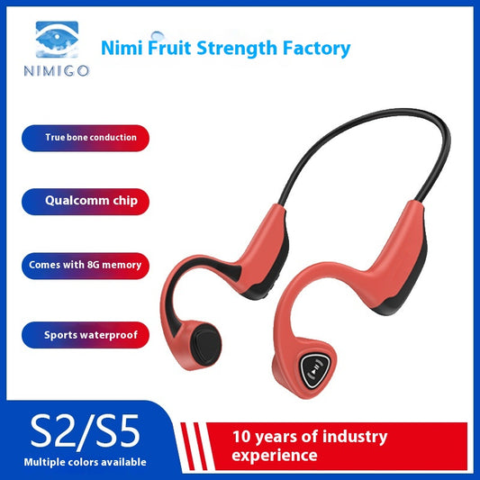 Auriculares Deportivos Inalámbricos con Conducción Ósea, 8GB de Memoria y Cancelación de Ruido - Image 2