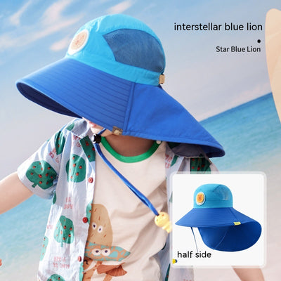 Sombrero de Ala Ancha para Niños - Protección Solar Verano - Image 3