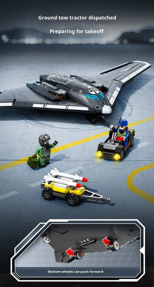 Modelo de Ensamblaje Bombardero Estratégico Serie Militar 202272 - Image 13