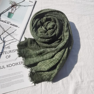Pañuelo de Algodón Puro Zen para Mujer - Otoño e Invierno - Image 9