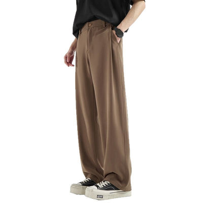Pantalones de Vestir Casual con Corte Recto y Caída Fluida - Image 8