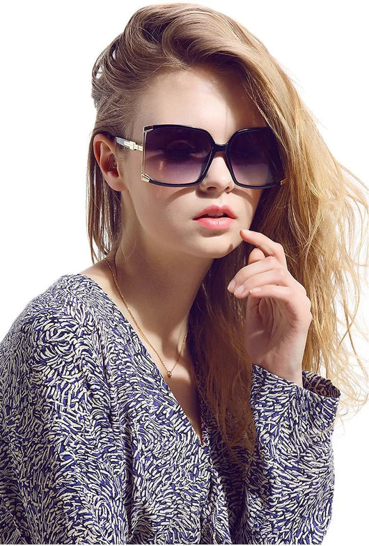 Gafas de Sol Cuadradas de Marco Grande para Mujer - Image 24