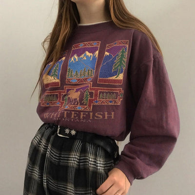 Sudadera Estampada Cuello Redondo para Mujer - Image 9