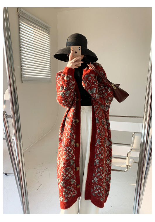 Cardigan Tejido Suelto Estilo Relajado para Otoño - Image 10