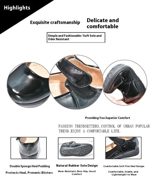 Zapatos de Danza Princesa en Cuero para Niñas - Primavera y Otoño - Image 16