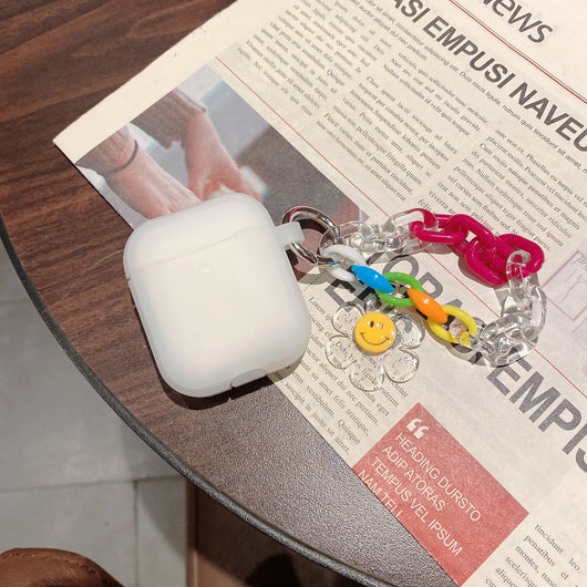 Funda Protectora para Apple con Diseño Flor Sonriente - Image 3