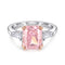 Plateado High Carbon Diamond Zircon Ring 5