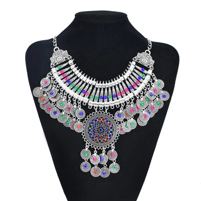 Conjunto Bohemio Vintage: Collar, Aretes y Tiara - Image 12