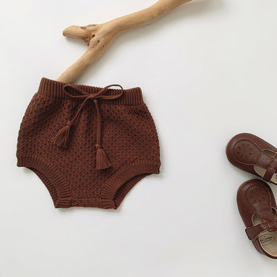Shorts de Lana con Flecos para Niñas - Diseño Minimalista - Image 18