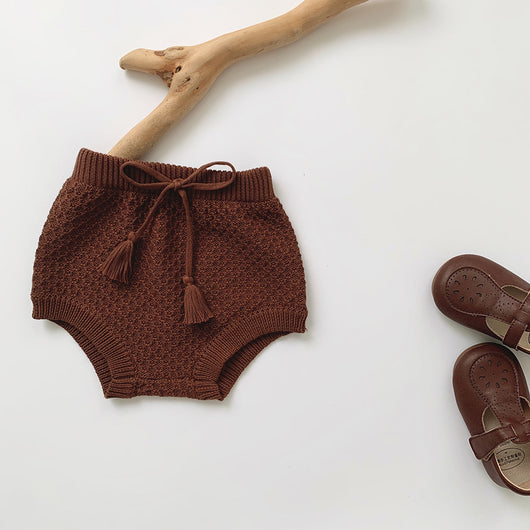 Shorts de Lana con Flecos para Niñas - Diseño Minimalista - Image 18