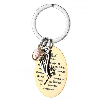 Llavero de Acero Inoxidable con Diseño Personalizado Inglés - Image 8