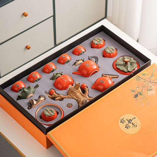 Juego de Té de Cerámica Premium para Regalos Empresariales