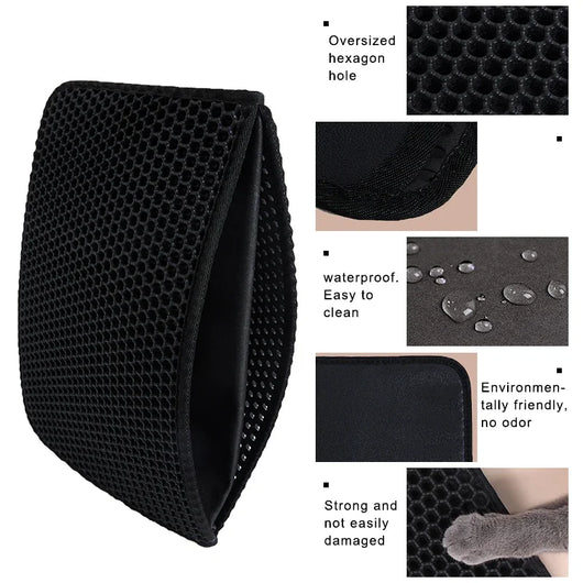 Tapete Absorbente Impermeable para Arenero de Gatos - Doble Capa EVA - Image 4