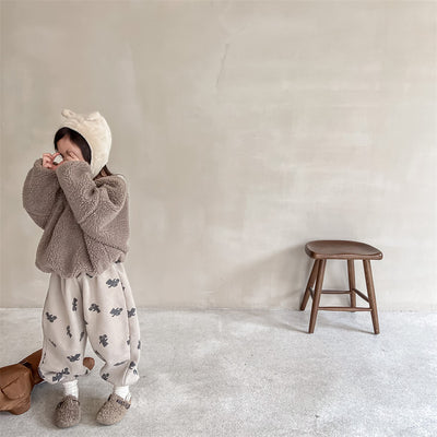 Pantalones Térmicos Deportivos con Estampado Oso para Niños y Niñas - Image 16
