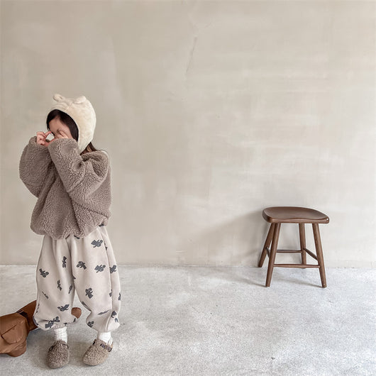 Pantalones Térmicos Deportivos con Estampado Oso para Niños y Niñas - Image 16