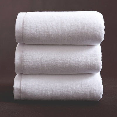 Toalla de Baño Algodón Premium Gruesa Absorbente Blanca - Image 10