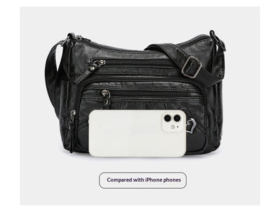 Bolso Bandolera de Lujo Versátil con Diseño Multicapas Espacioso - Image 13