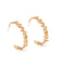 Sweet Cool Personality Metal Letters Ins Estilo Personality C- Ring Ear Studs Golden Pair No Specifications