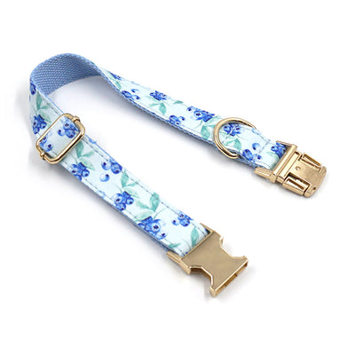 Collar para Mascota con Estampado de Arándanos y Letras Personalizadas - Image 4