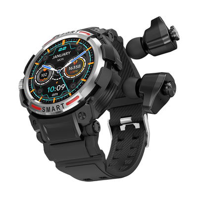 Reloj Inteligente 2 en 1 con Auriculares Bluetooth GT100 - Llamadas Duales y 128MB - Image 5