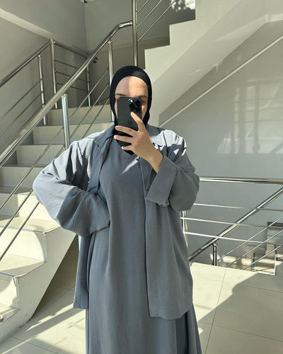 Vestido Árabe Suelto de Manga Larga - Outfit Tradicional Medio Oriente - Image 16