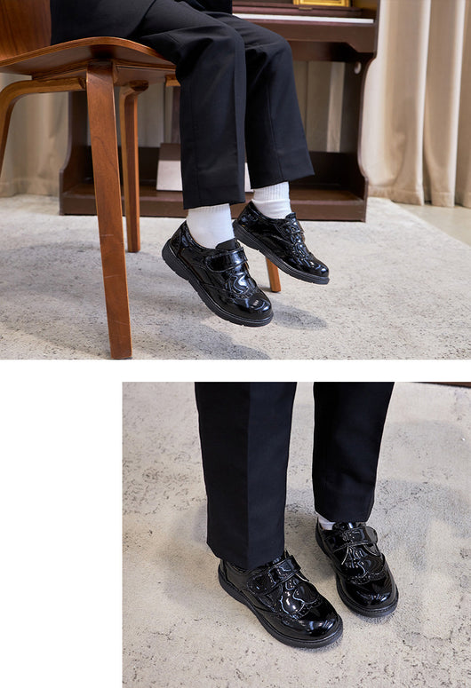 Zapatos de Cuero para Niños con Suela Suave y Flexible - Image 12