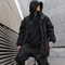 Abrigo Anorak Holgado Casual de Moda Oscura para Hombre