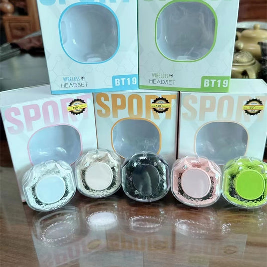 Auriculares Deportivos Inalámbricos Bluetooth BT19 con Clip para Oreja