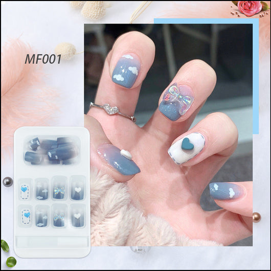 Stickers de Uñas Reutilizables con Diseño Red Net