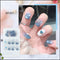 Stickers de Uñas Reutilizables con Diseño Red Net
