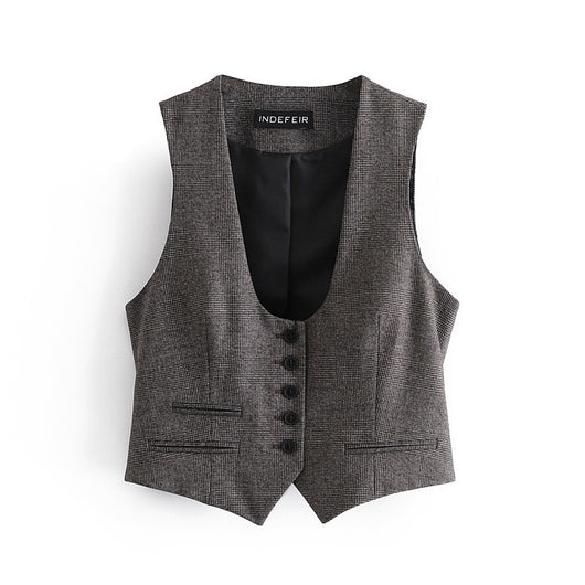Conjunto de Tres Piezas Estilo K-pop: Blazer, Chaleco y Falda Plisada - Image 10