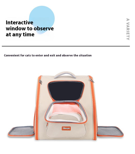 Bolsa Transportadora Panorámica para Gatos - Gran Capacidad - Image 15