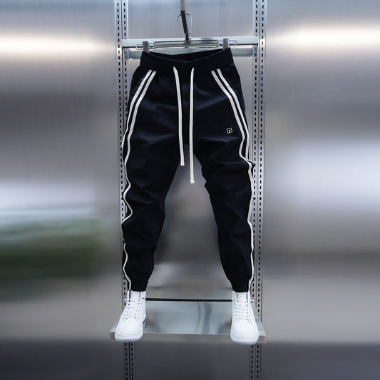 Pantalones Casuales Holgados a Rayas para Hombre - Image 2
