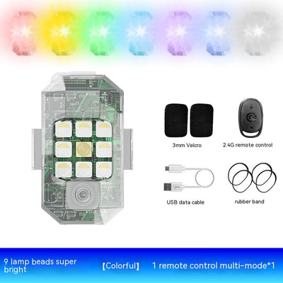 Lámpara LED para Dron con Control Remoto Impermeable y Luces Intermitentes - Image 7