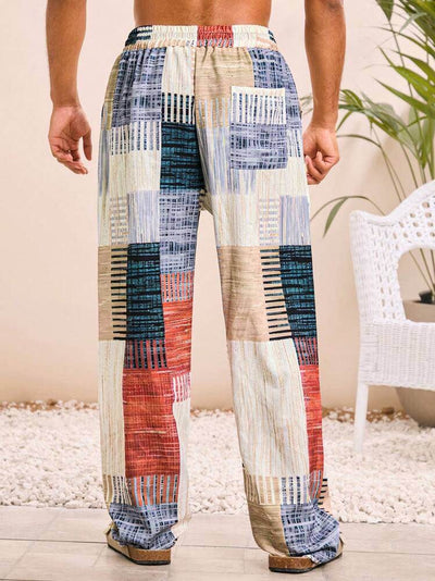 Pantalones Casuales para Hombre con Patrón Cuadros - Diseño Moderno y Versátil - Image 7