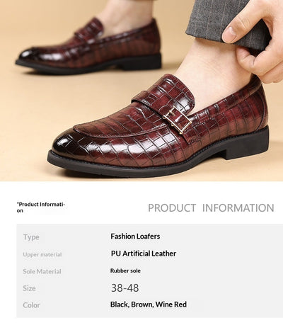 Zapatos de Cuero Casual Plus Size para Hombre - Estilo Moderno y Cómodo - Image 11