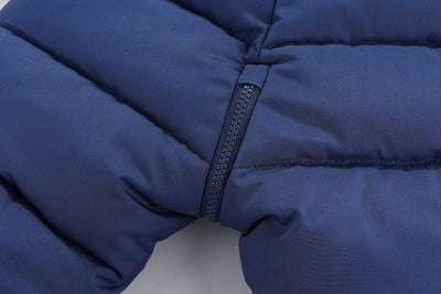 Mameluco Infantil con Cuello de Piel Acolchado para Invierno - Image 17