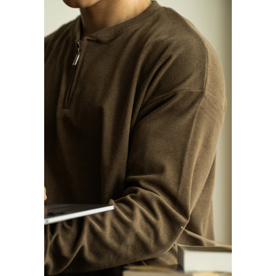 Camiseta Casual Hombre Manga Larga con Cierre - Image 4