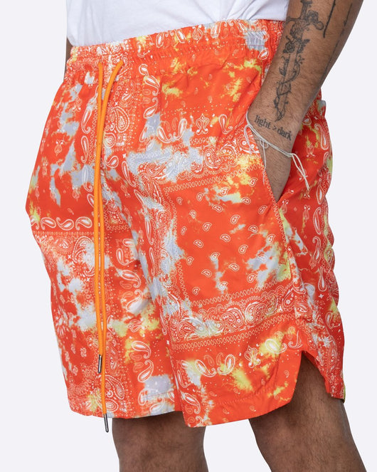 Pantalones Sueltos de Baloncesto Hip-hop Flor de Cajú para Hombre - Image 9
