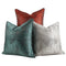 Funda de Almohada Decorativa Multicolor - Gris, Verde y Plata