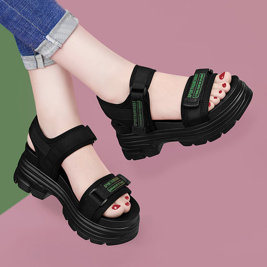 Sandalias Deportivas para Mujer - Cómodas Zapatillas de Playa con Velcro