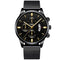 Relógio Masculino de Luxo com Pulseira de Metal e Movimento Quartz