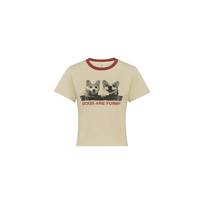 Blusa Estampado Animal Cuello Redondo Manga Corta Ajustada - Image 4